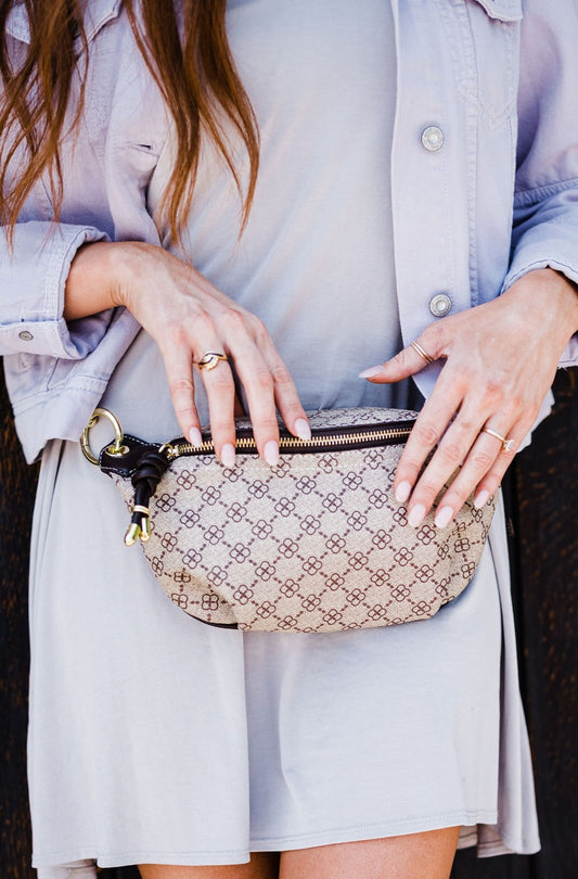 Lydia Designer Crossbody Belt Bag
