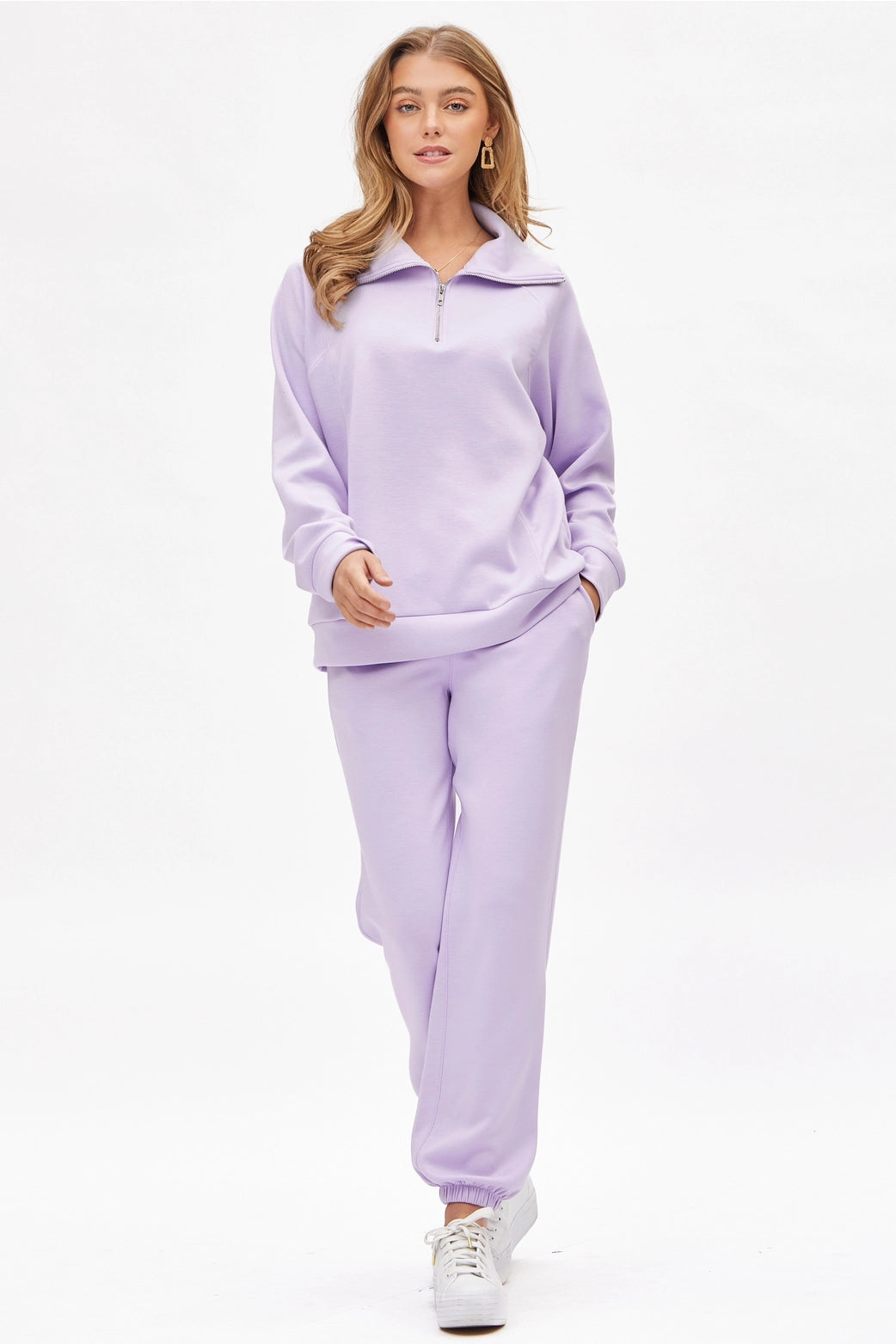 Quarter Zip Pullover + Jogger Modal Travel Set