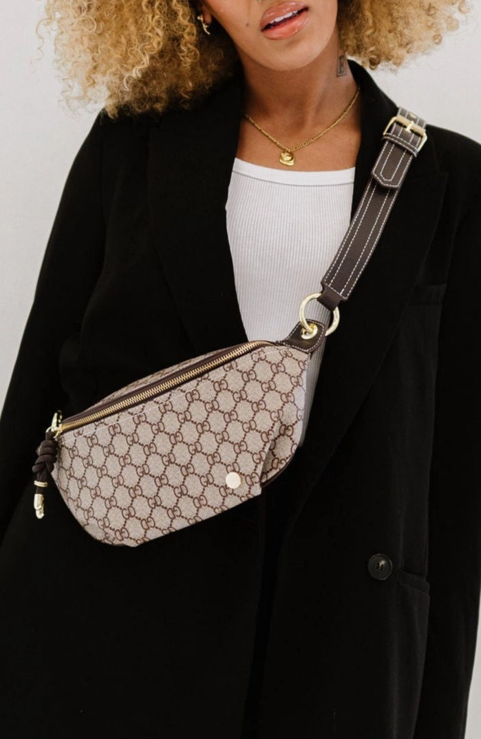 Lydia Designer Crossbody Belt Bag