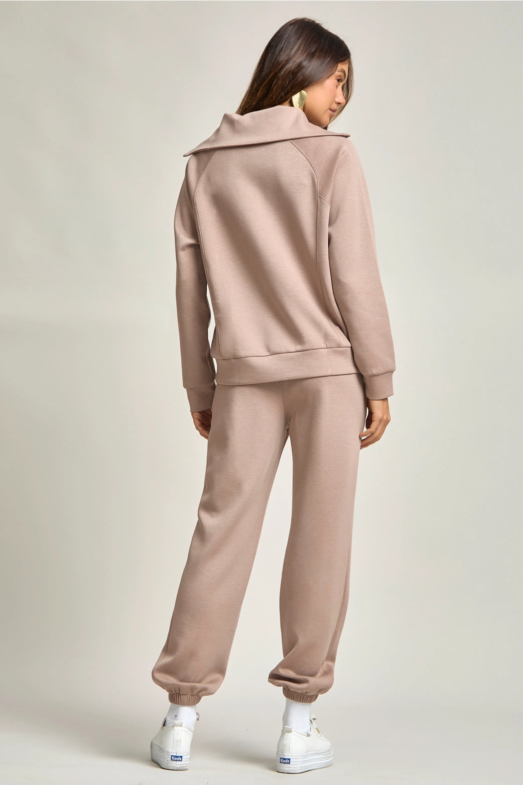 Quarter Zip Pullover + Jogger Modal Travel Set