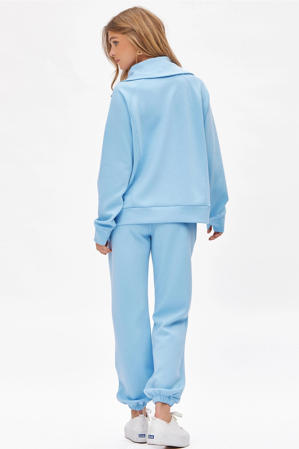 Quarter Zip Pullover + Jogger Modal Travel Set