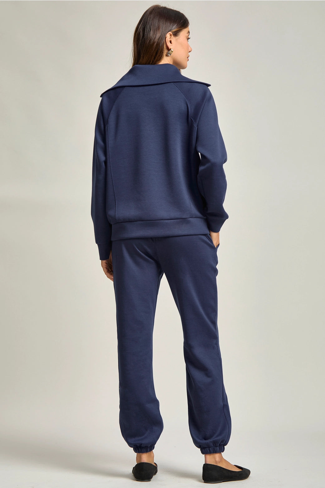 Quarter Zip Pullover + Jogger Modal Travel Set